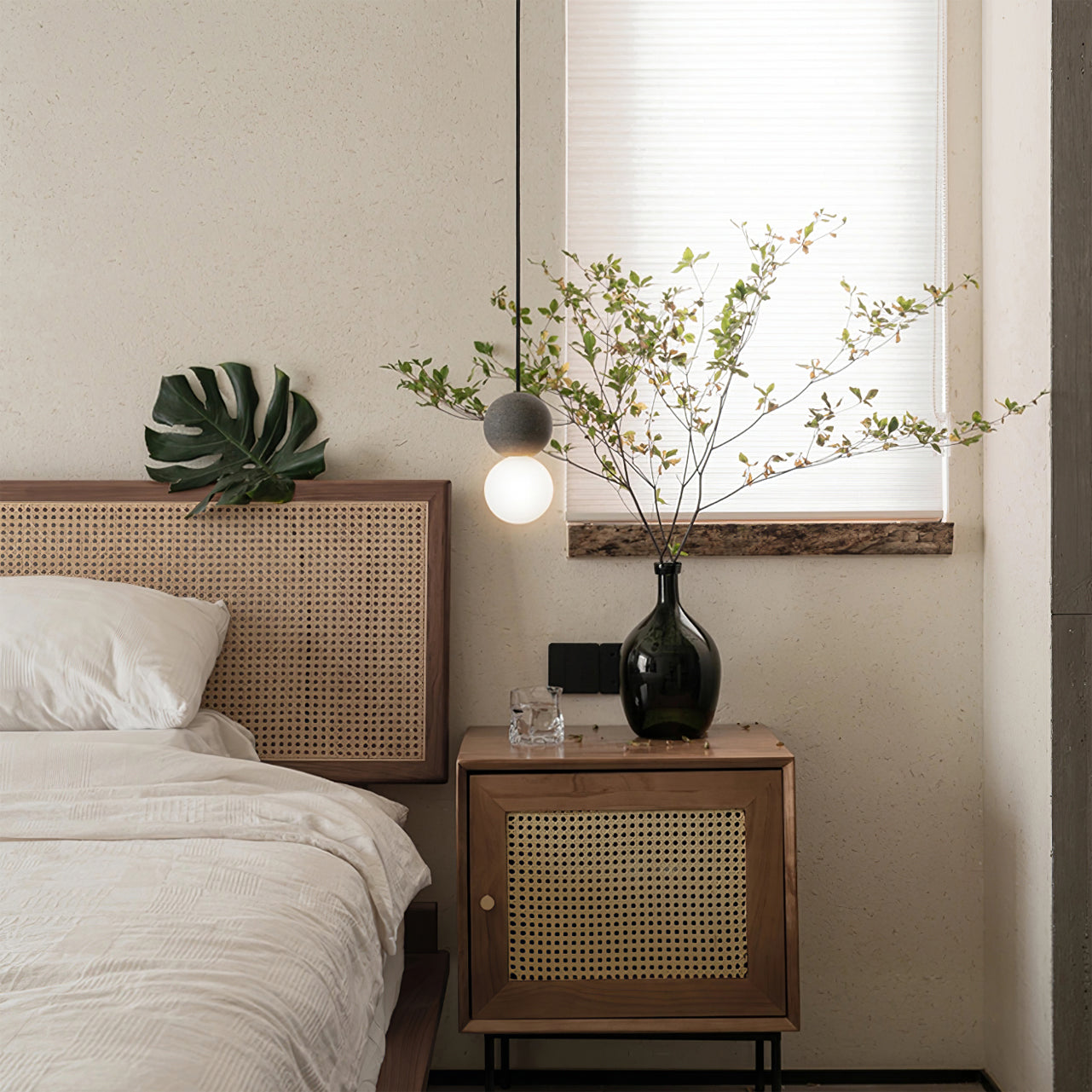 WINDSOR TERRA COTTA ORB PENDANT LIGHT