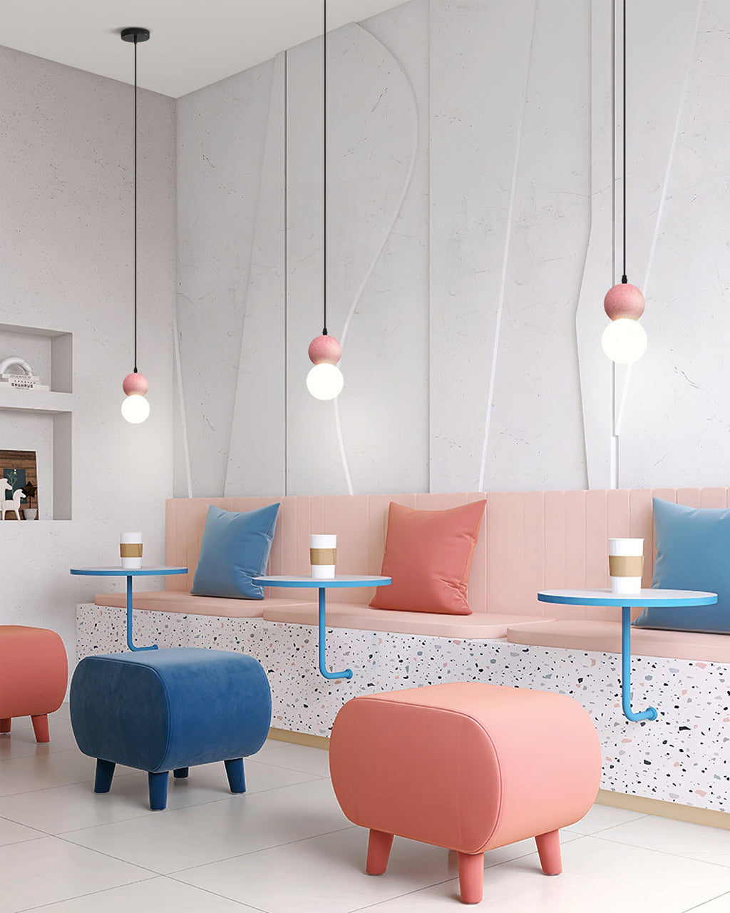 WINDSOR TERRA COTTA ORB PENDANT LIGHT