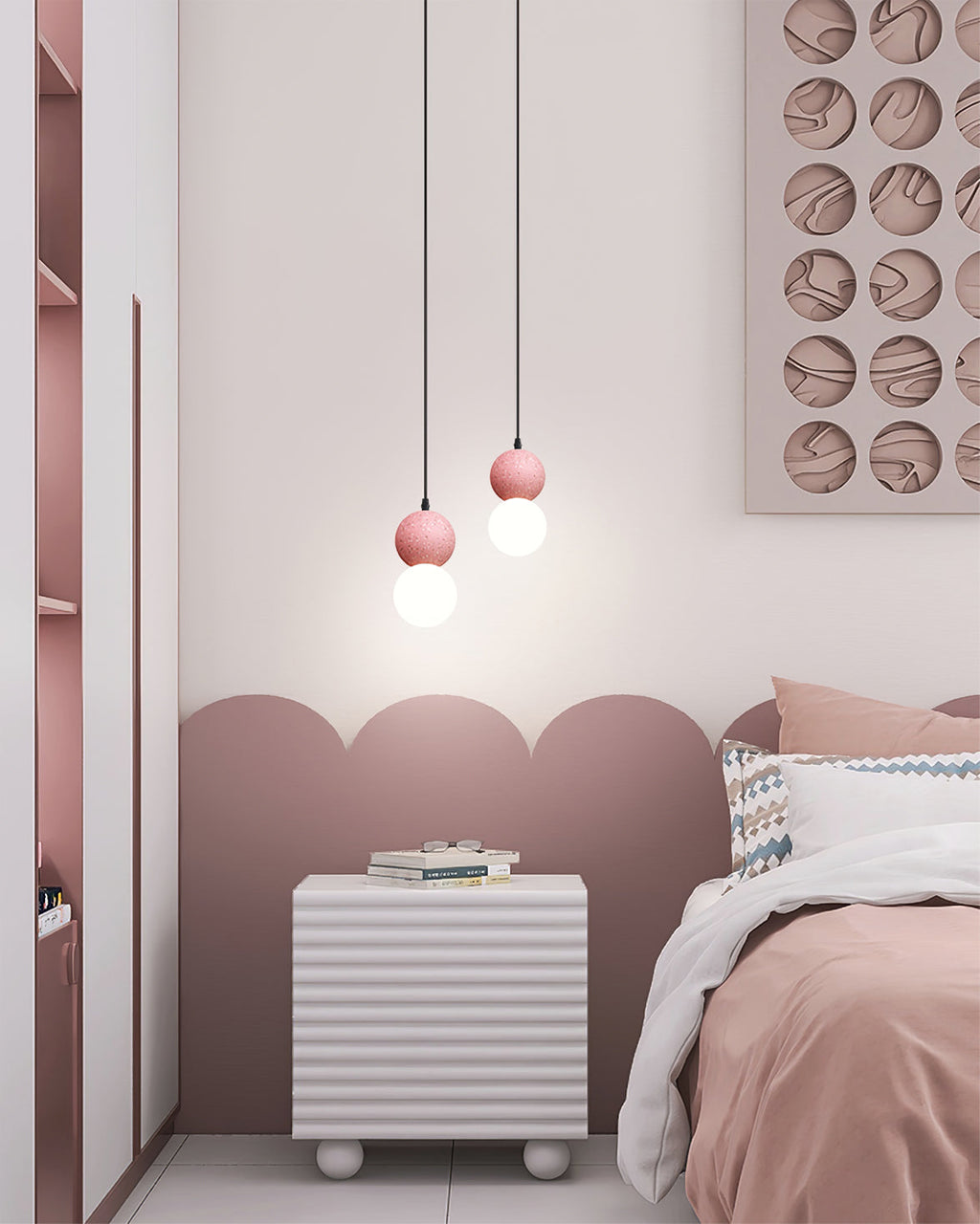 WINDSOR TERRA COTTA ORB PENDANT LIGHT