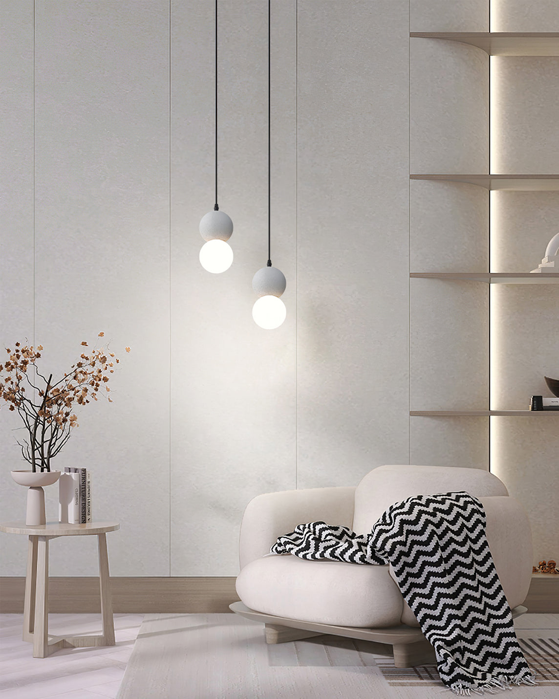 WINDSOR TERRA COTTA ORB PENDANT LIGHT