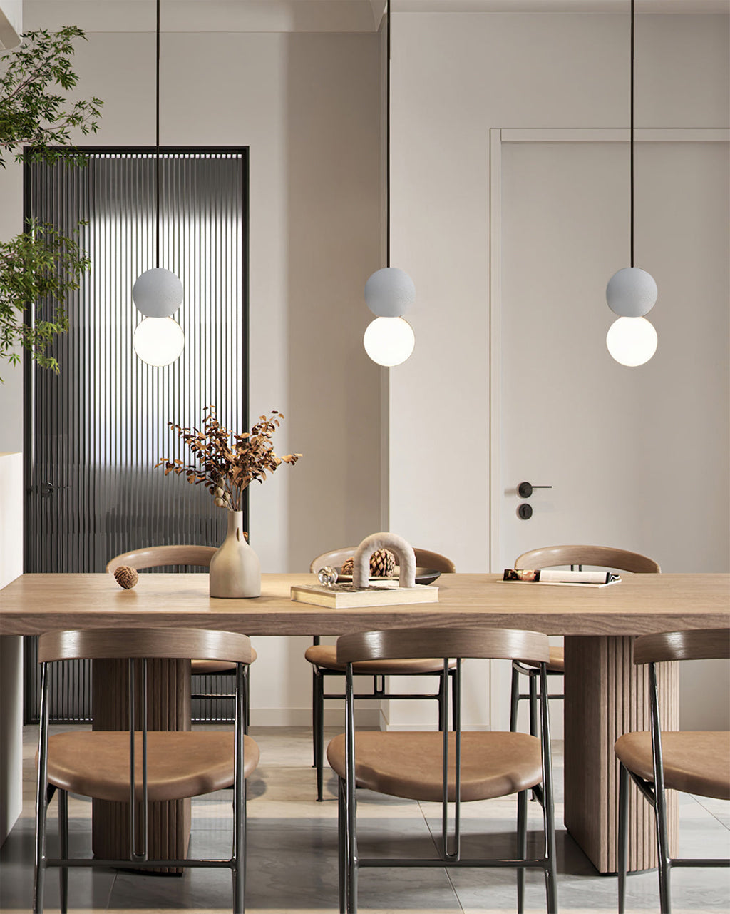 WINDSOR TERRA COTTA ORB PENDANT LIGHT