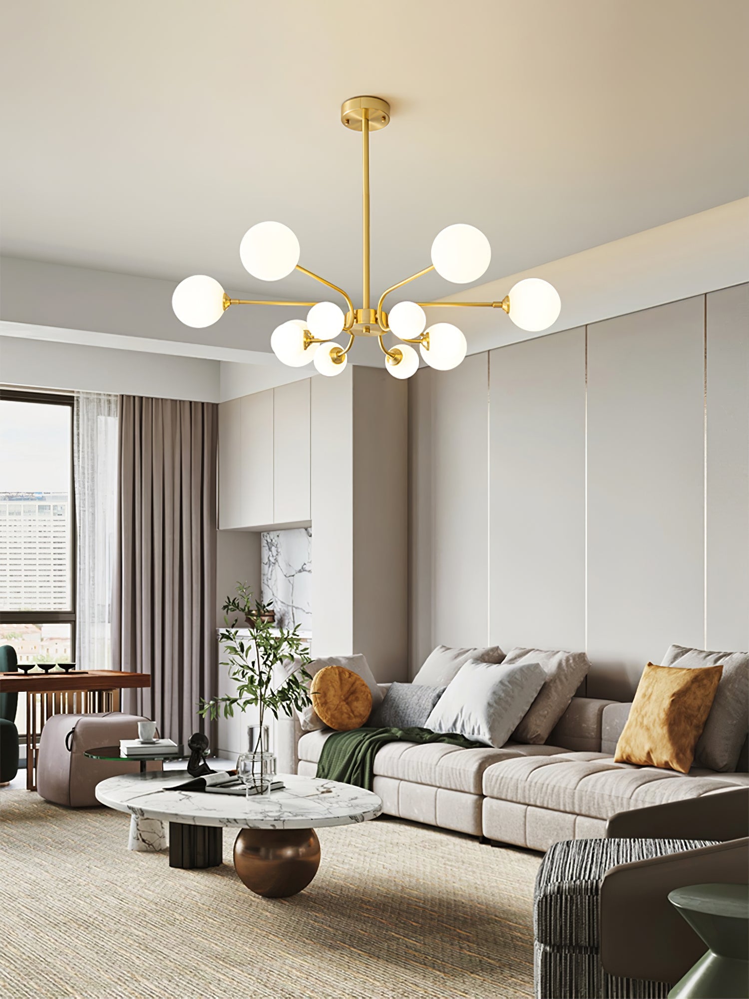 CHARLESTON ORB LUMINAIRE