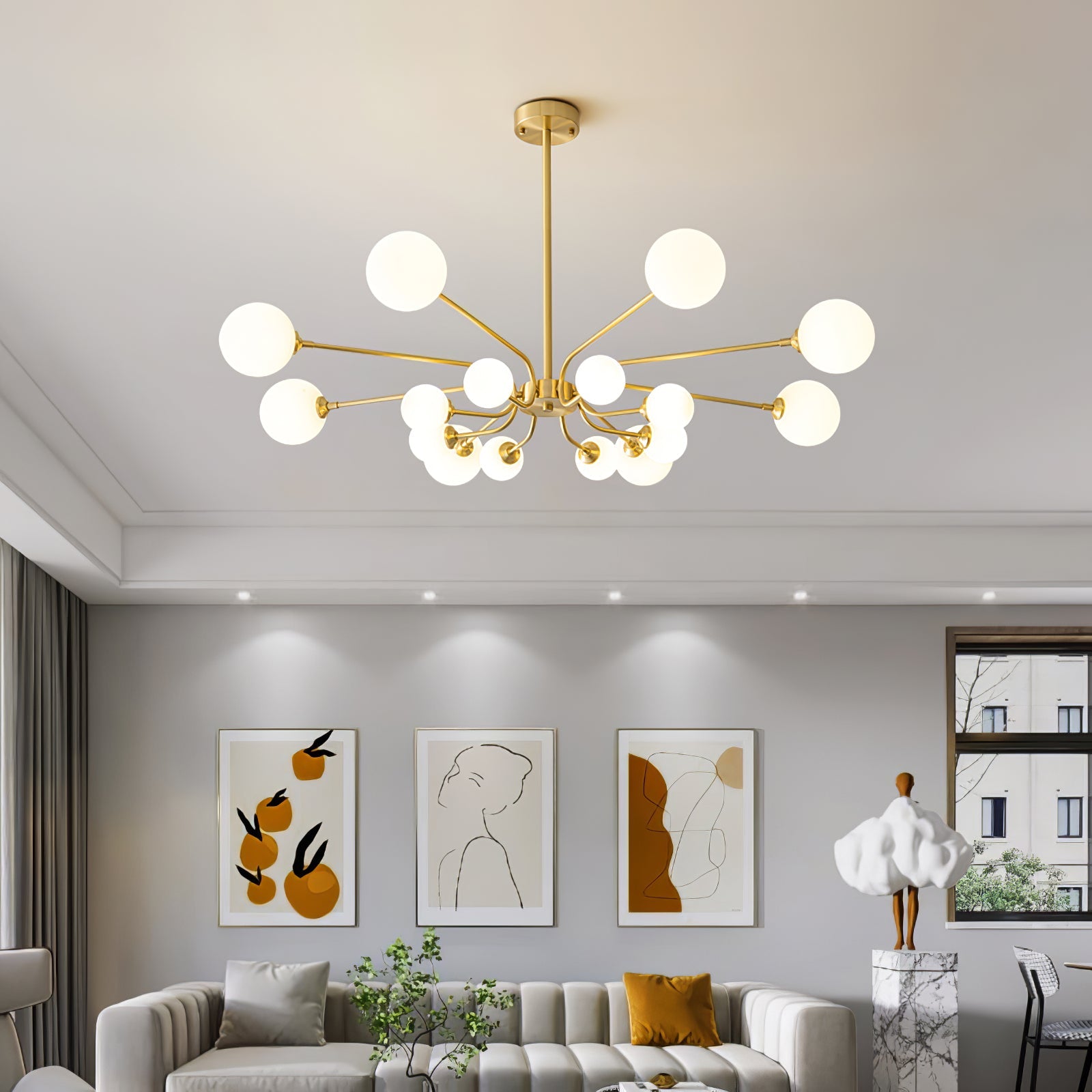CHARLESTON ORB LUMINAIRE
