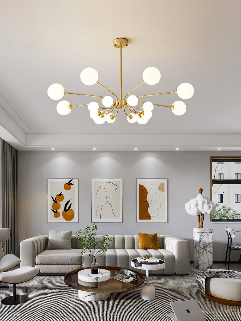 CHARLESTON ORB LUMINAIRE