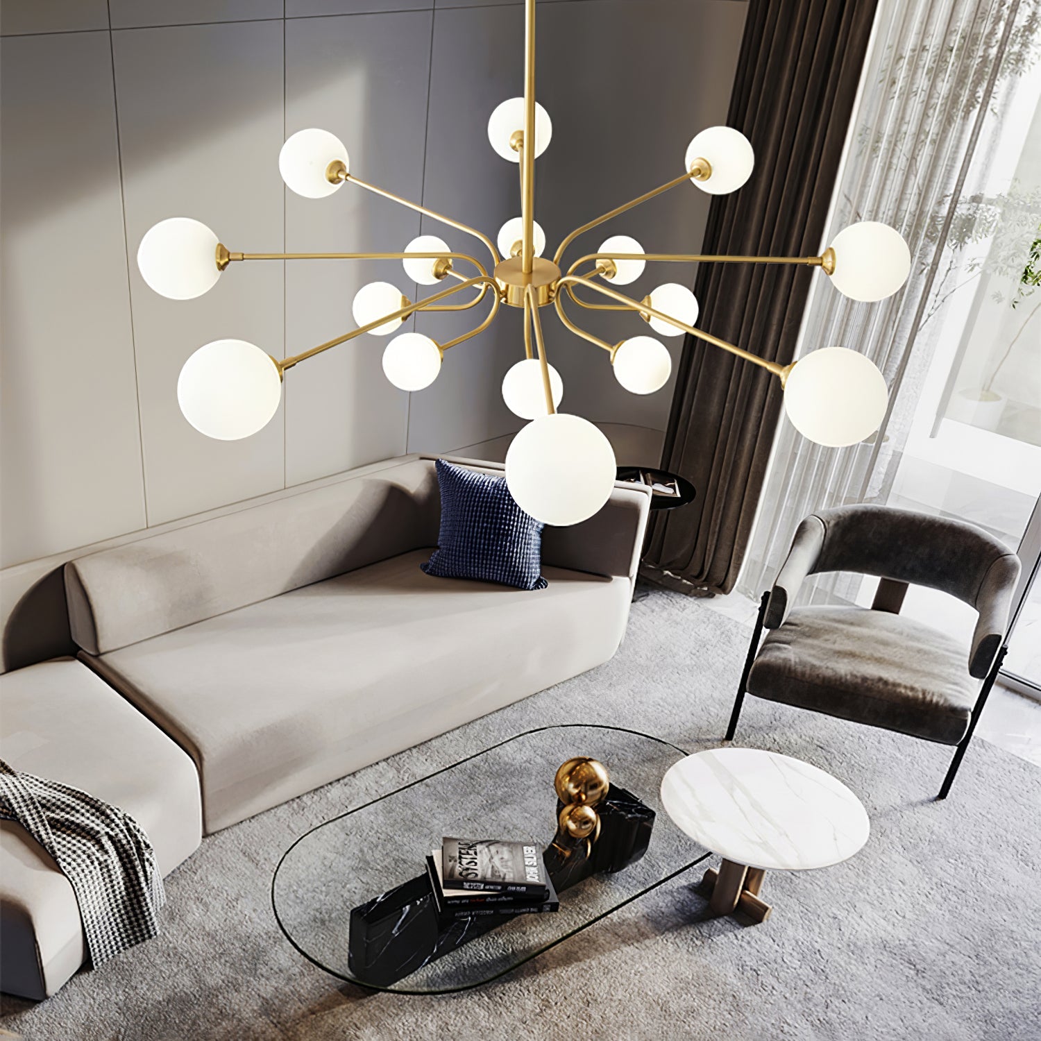 CHARLESTON ORB LUMINAIRE