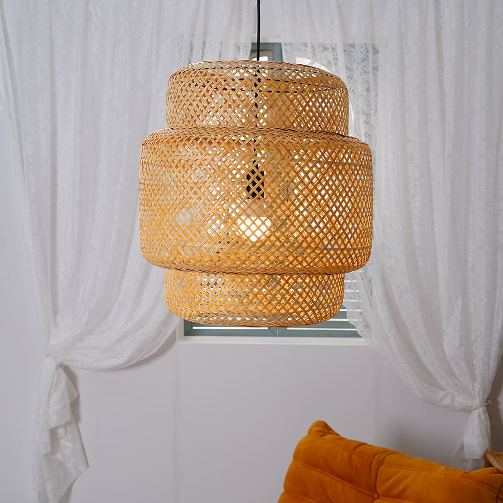 WHITBY BAMBOO CANOPY LAMP