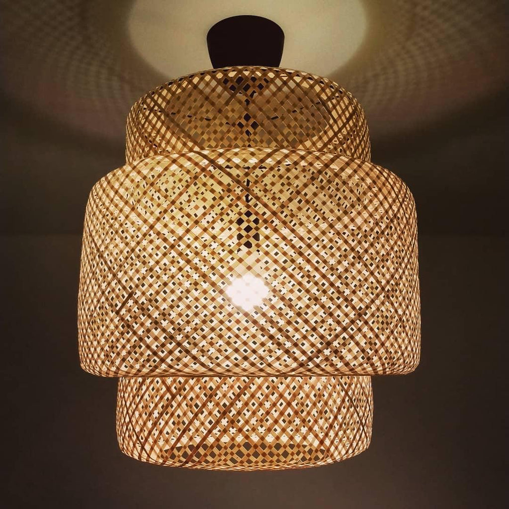 WHITBY BAMBOO CANOPY LAMP