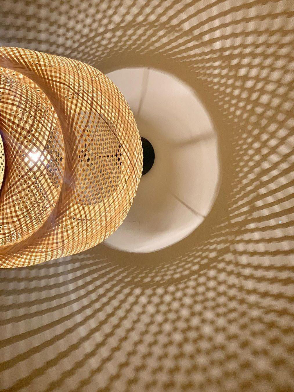 WHITBY BAMBOO CANOPY LAMP