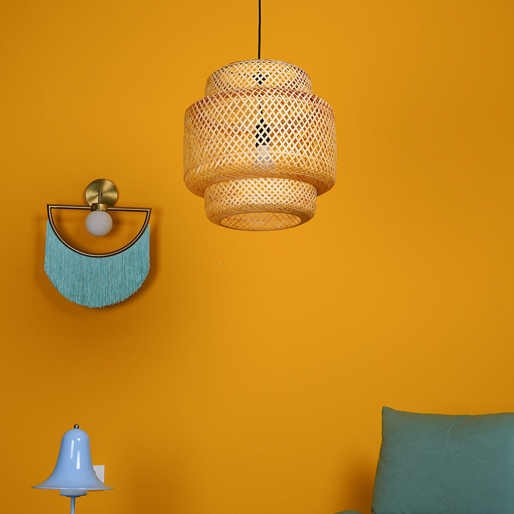 WHITBY BAMBOO CANOPY LAMP