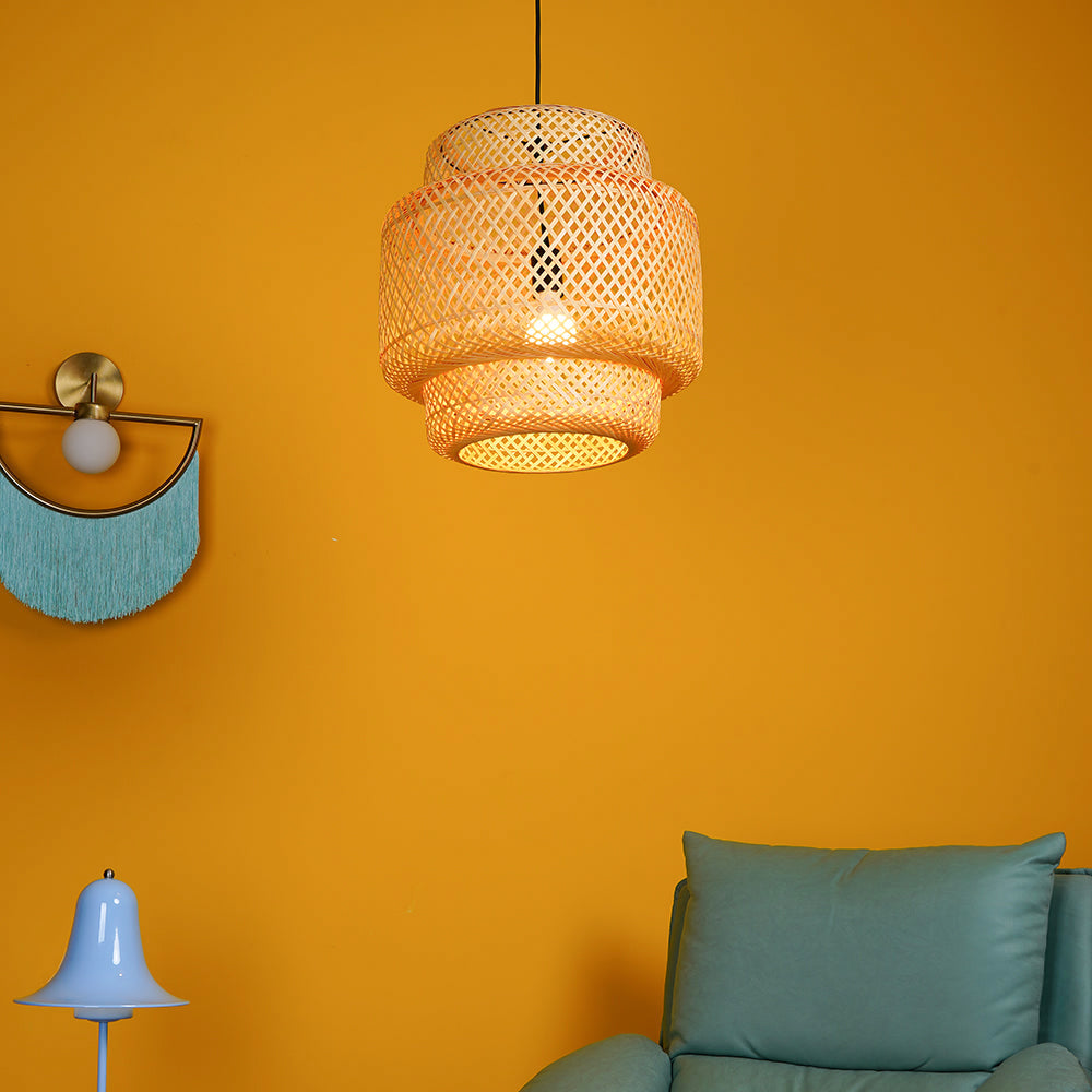 WHITBY BAMBOO CANOPY LAMP