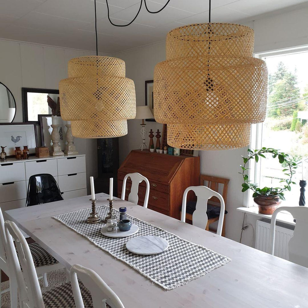 WHITBY BAMBOO CANOPY LAMP