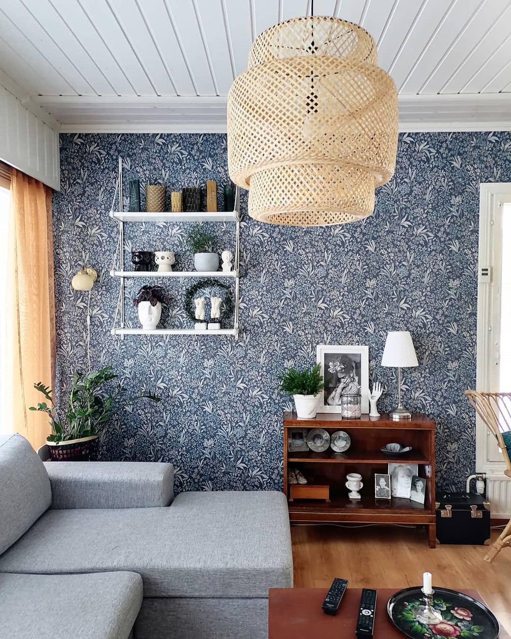 WHITBY BAMBOO CANOPY LAMP