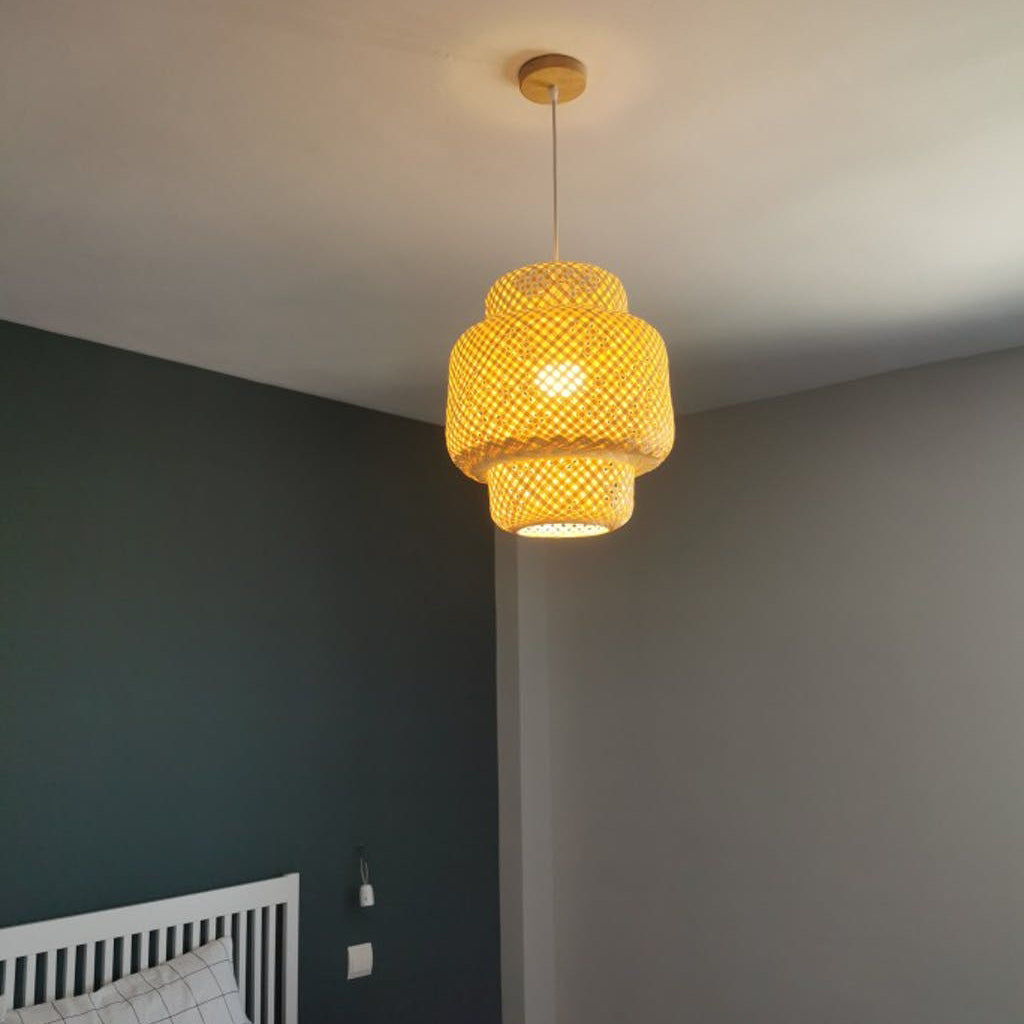 WHITBY BAMBOO CANOPY LAMP