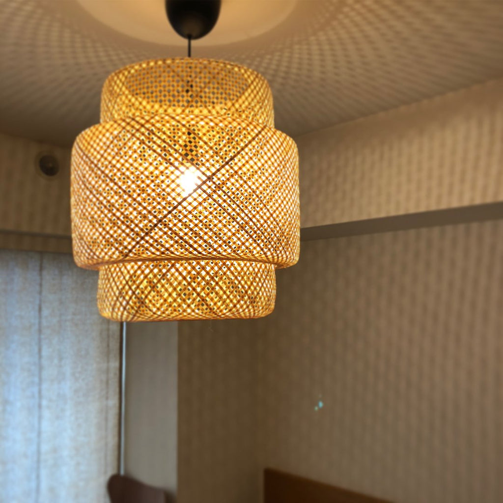 WHITBY BAMBOO CANOPY LAMP