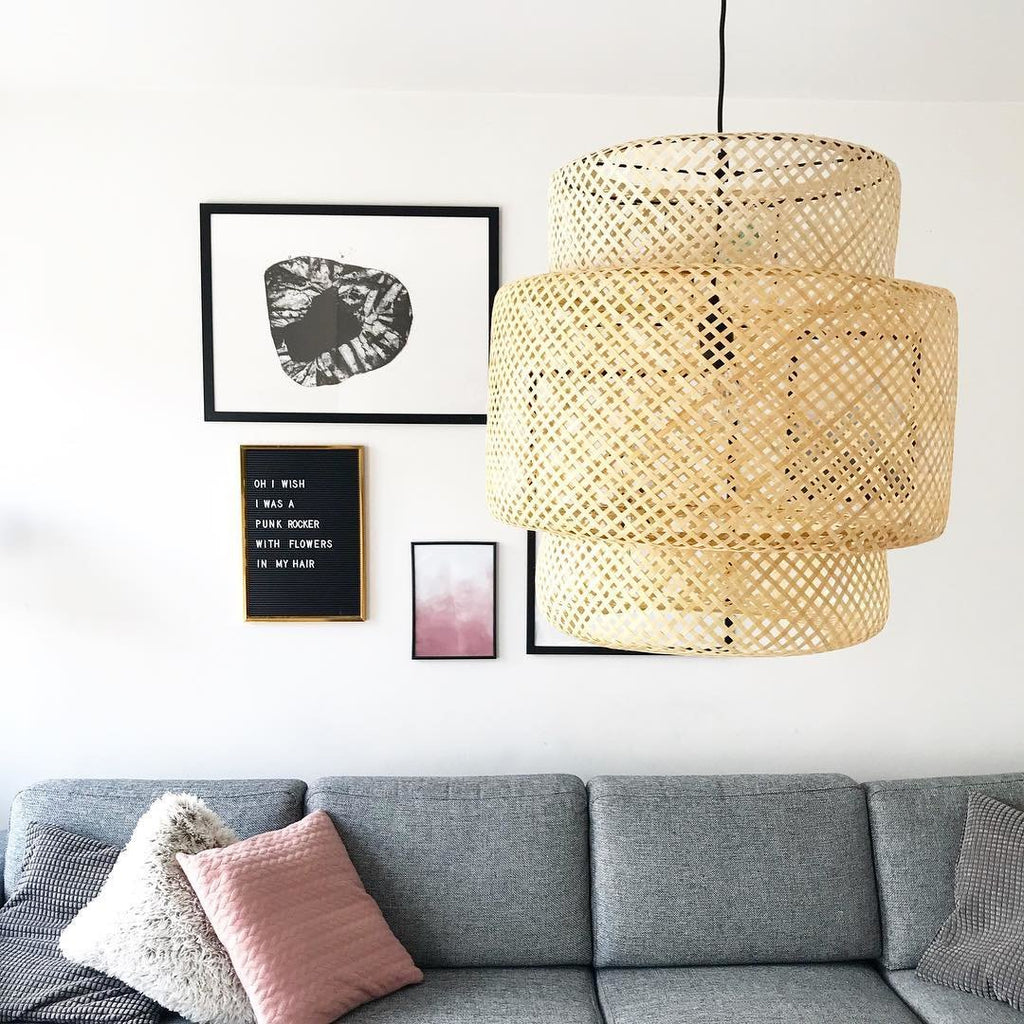 WHITBY BAMBOO CANOPY LAMP