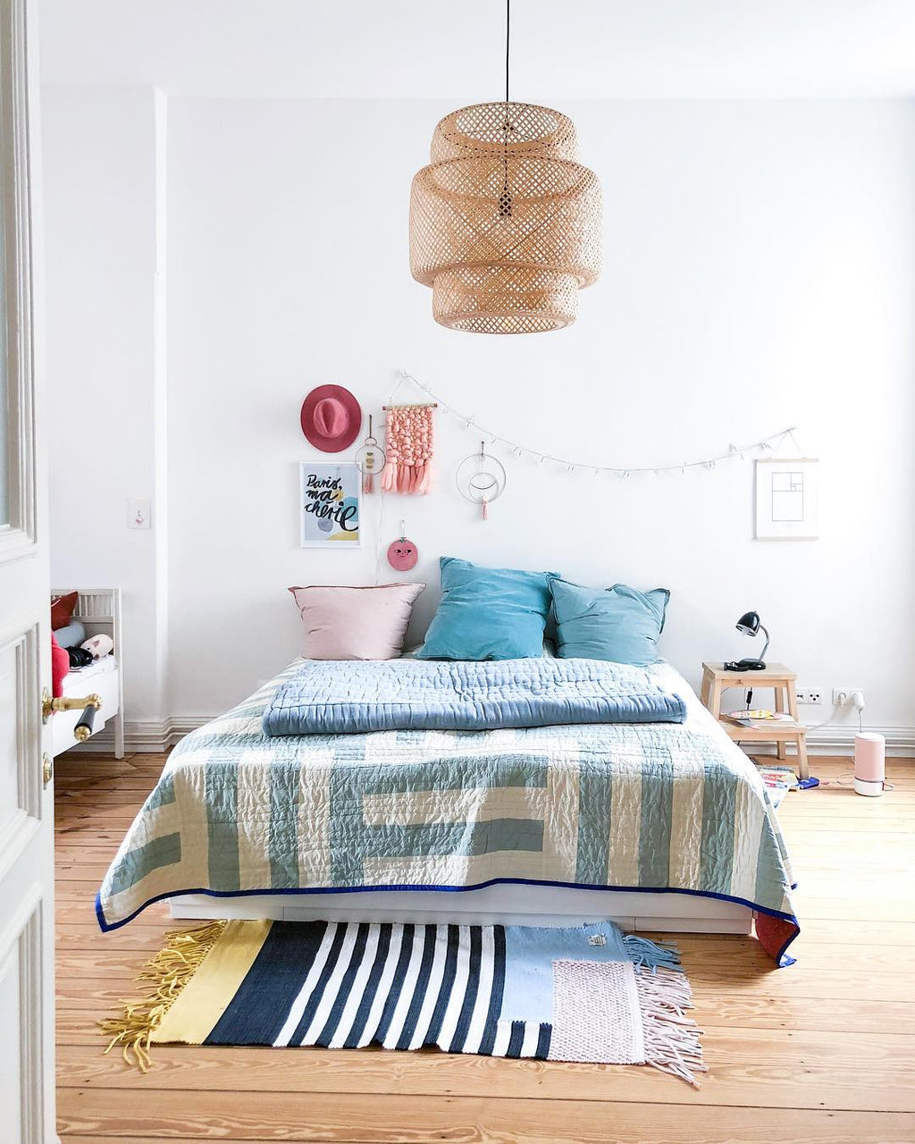 WHITBY BAMBOO CANOPY LAMP