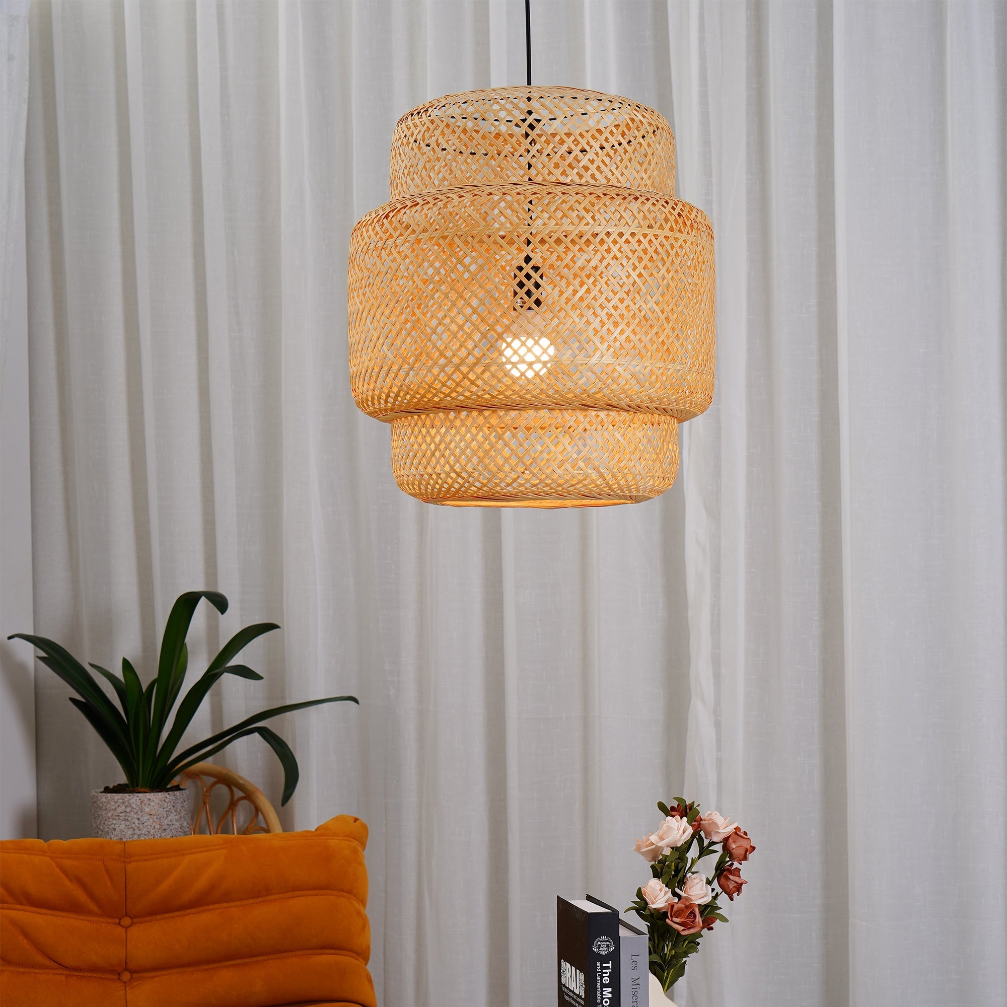 WHITBY BAMBOO CANOPY LAMP