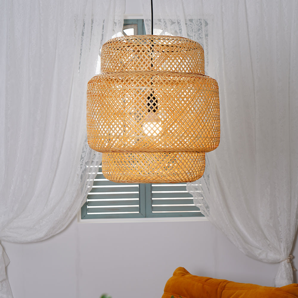 WHITBY BAMBOO CANOPY LAMP