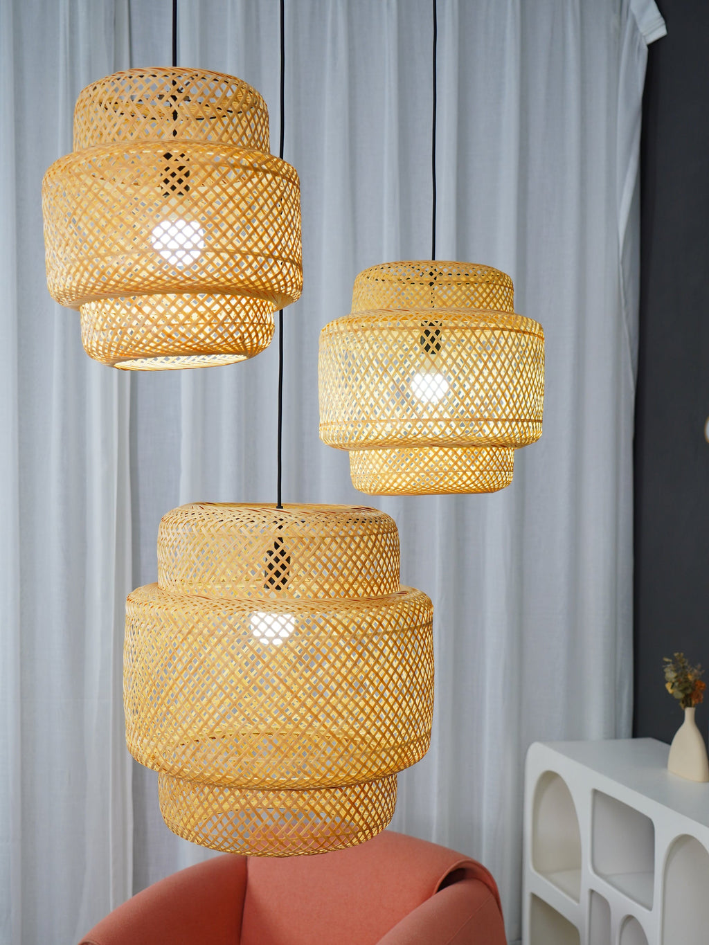 WHITBY BAMBOO CANOPY LAMP
