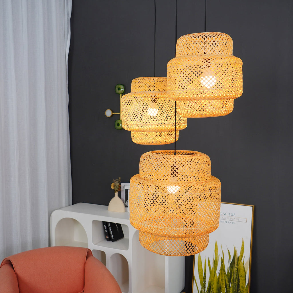 WHITBY BAMBOO CANOPY LAMP