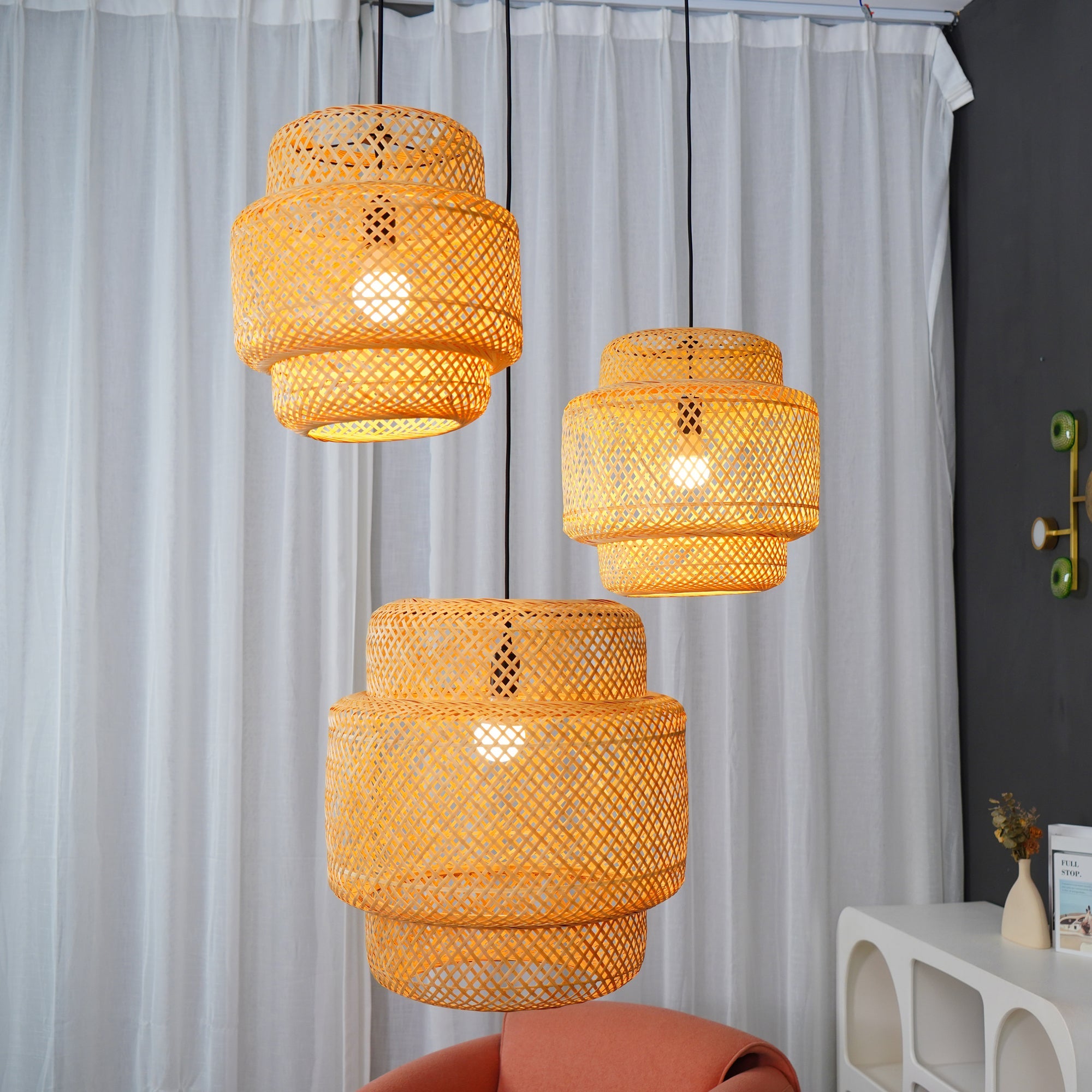 WHITBY BAMBOO CANOPY LAMP