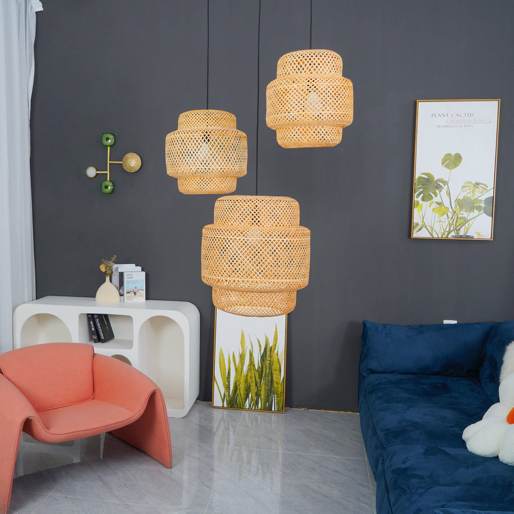 WHITBY BAMBOO CANOPY LAMP