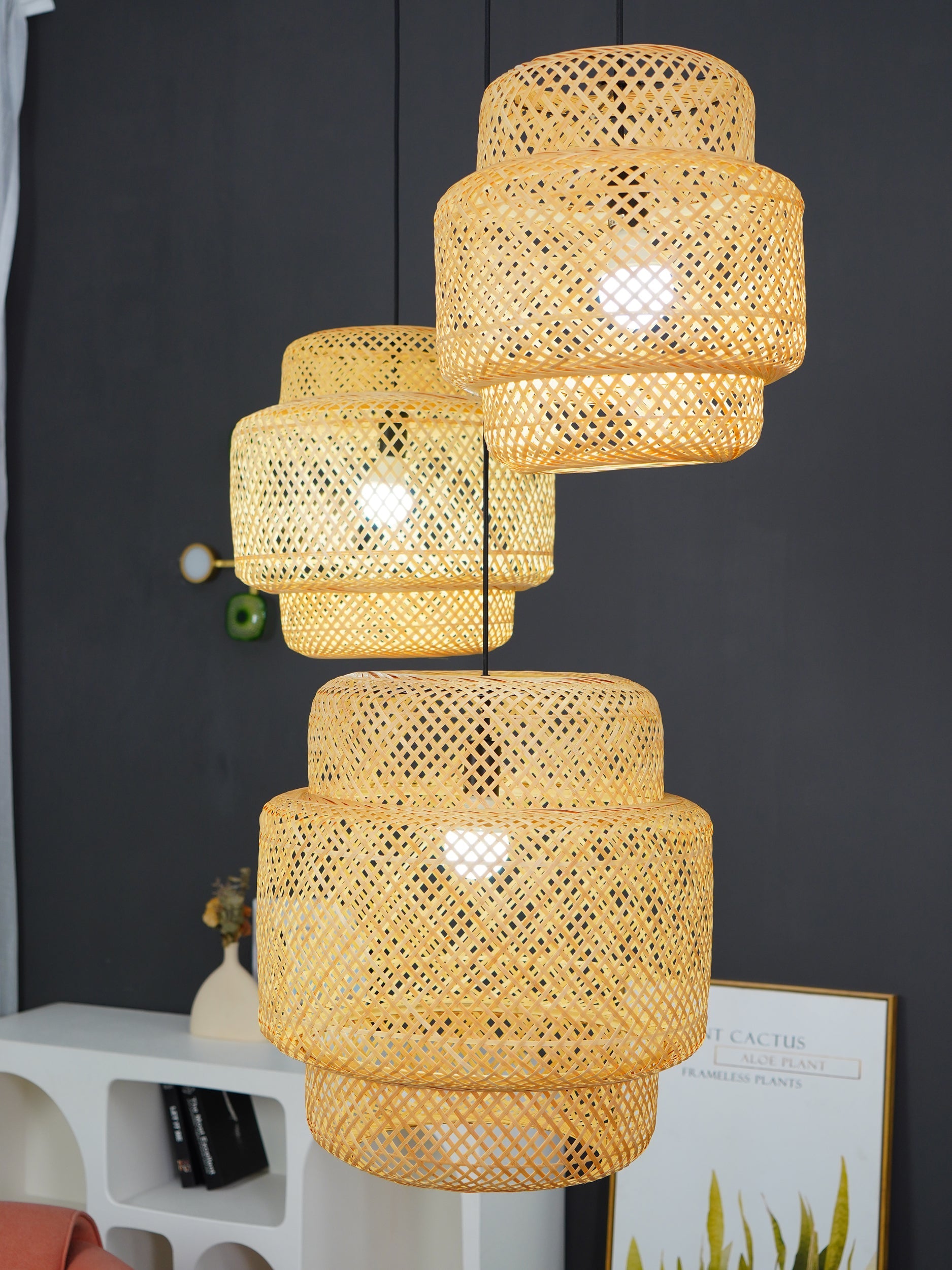 WHITBY BAMBOO CANOPY LAMP