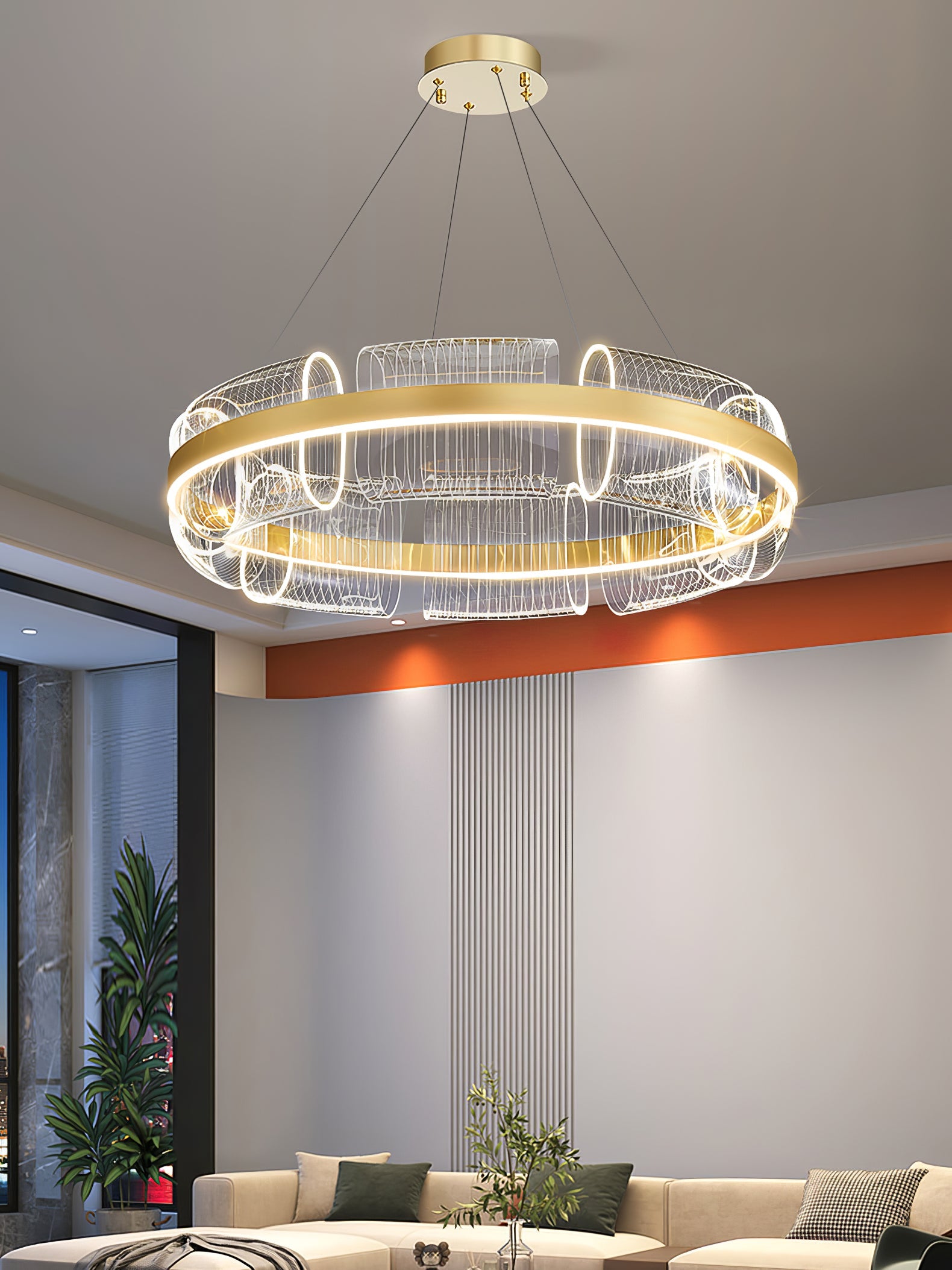 FENWICK BANGLE BRIGHT CHANDELIER