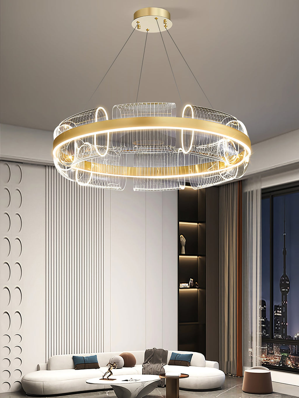 FENWICK BANGLE BRIGHT CHANDELIER
