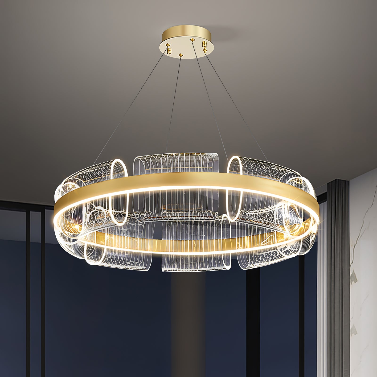 FENWICK BANGLE BRIGHT CHANDELIER