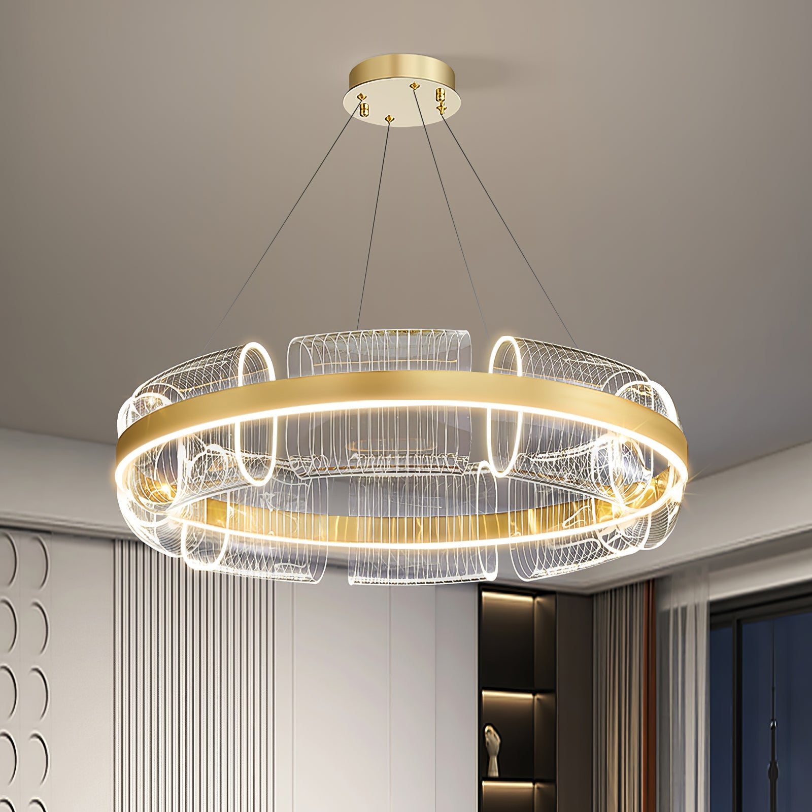 FENWICK BANGLE BRIGHT CHANDELIER