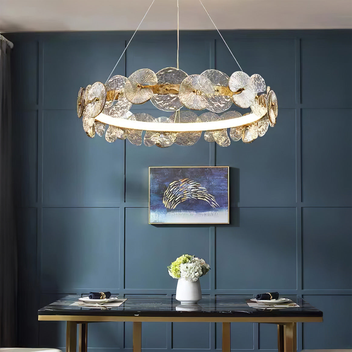 Cheshire Crystal Cascade Pendant