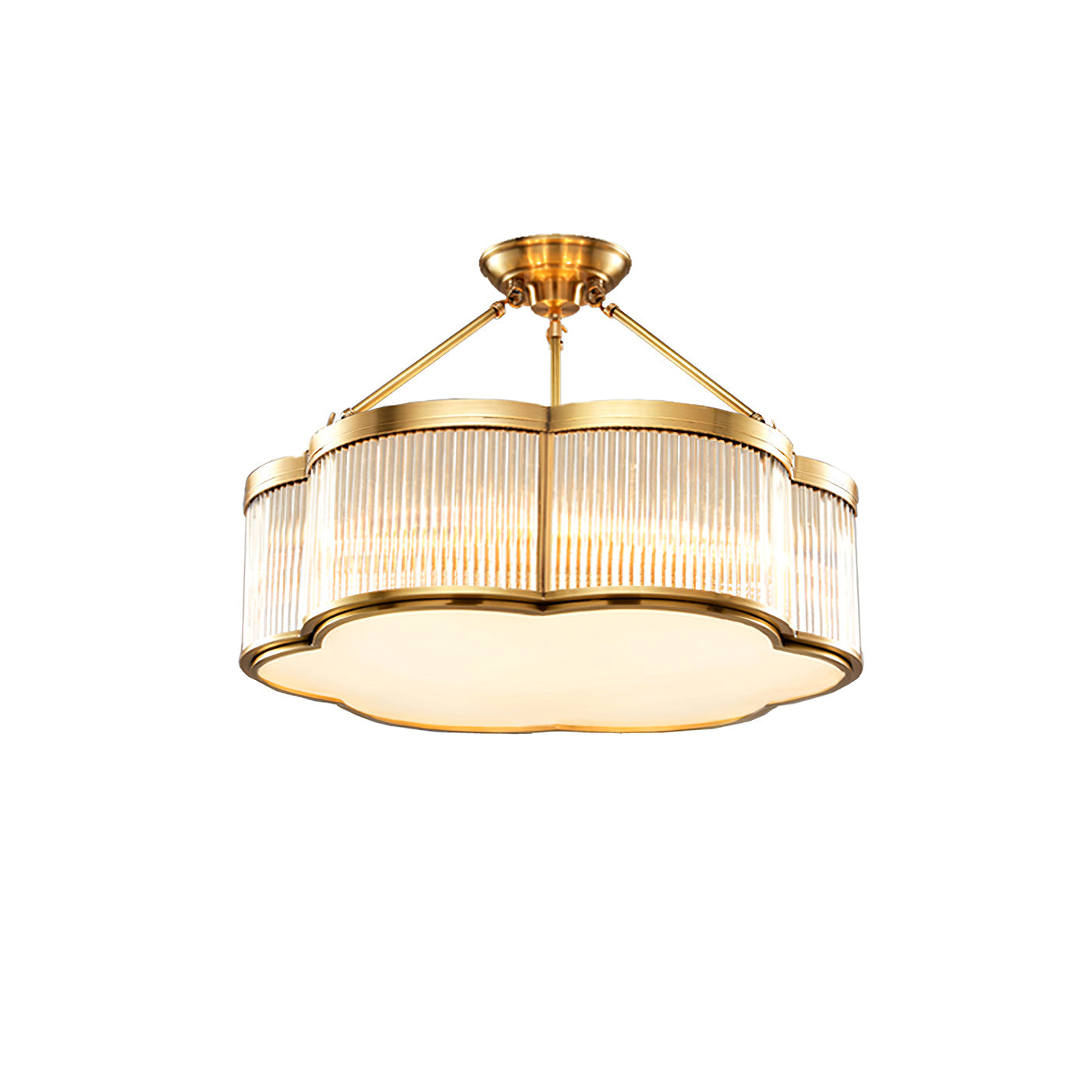 VANDERBILT HERITAGE BRASS CHANDELIER