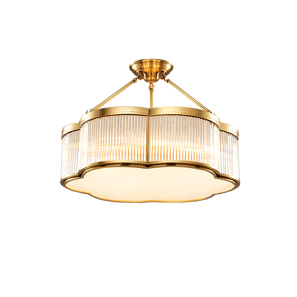VANDERBILT HERITAGE BRASS CHANDELIER