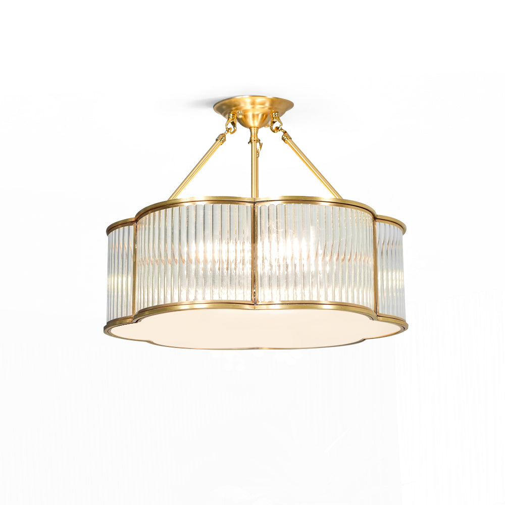 VANDERBILT HERITAGE BRASS CHANDELIER