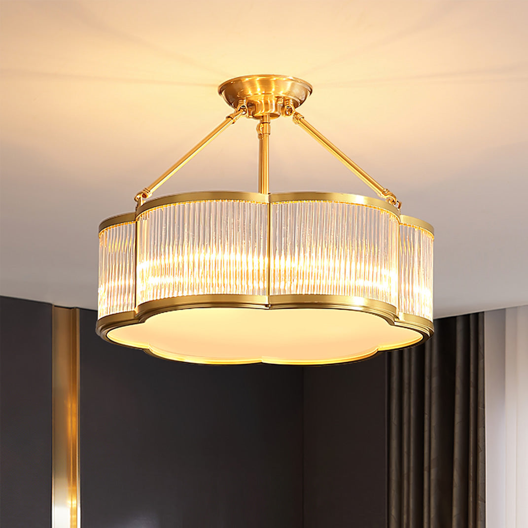 VANDERBILT HERITAGE BRASS CHANDELIER
