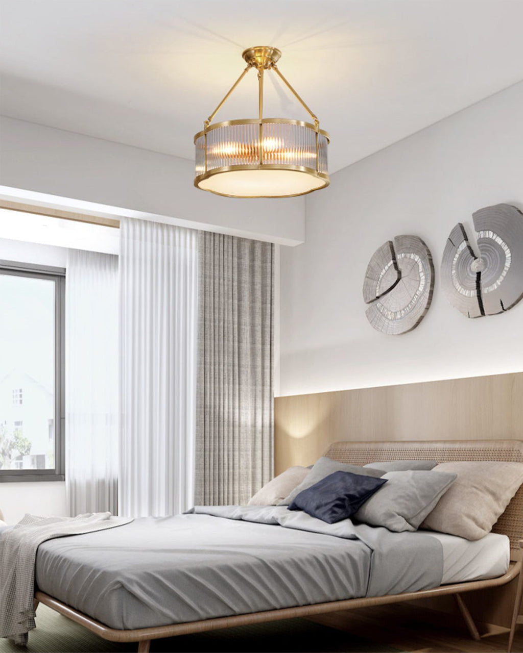 VANDERBILT HERITAGE BRASS CHANDELIER