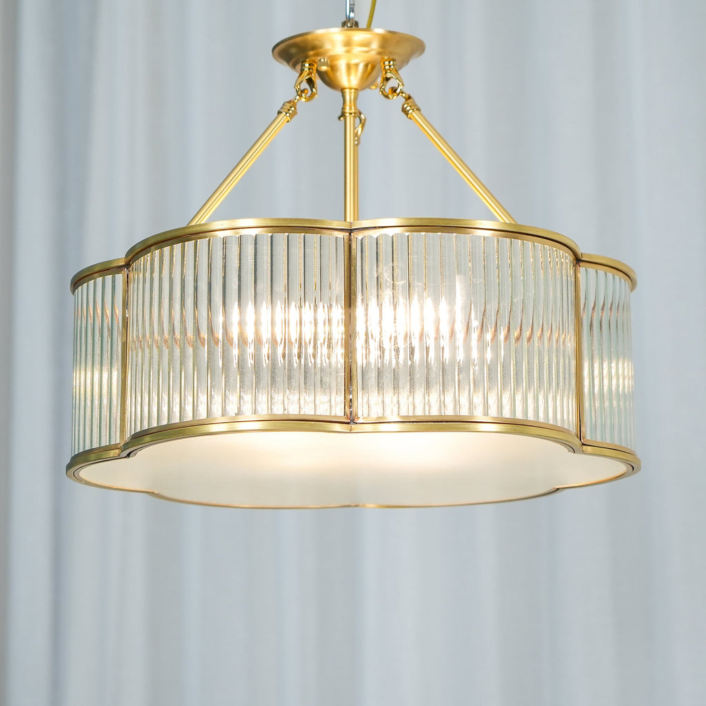 VANDERBILT HERITAGE BRASS CHANDELIER