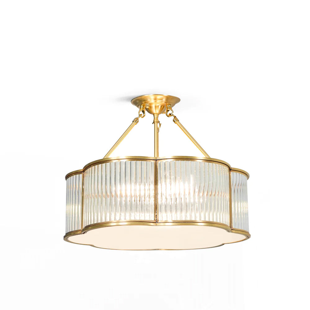 VANDERBILT HERITAGE BRASS CHANDELIER