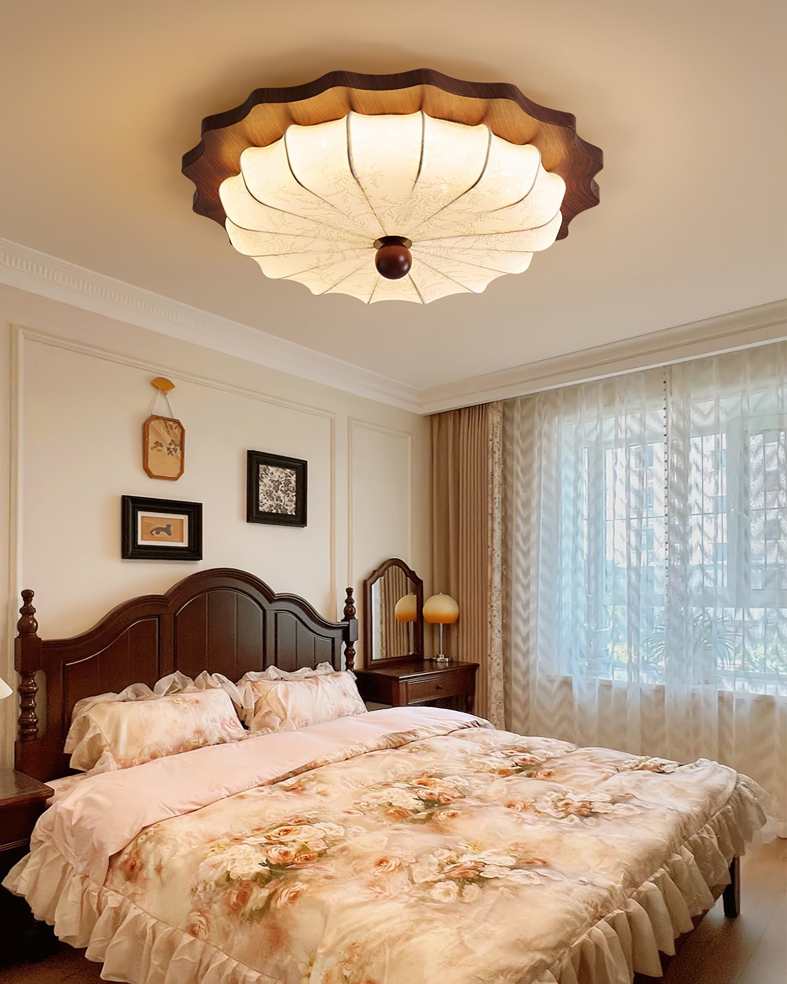 WINTHROP FROSTED GLASS BOWL LIGHT