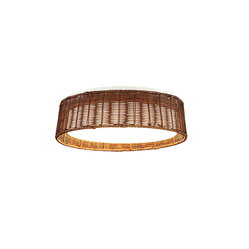 RIVERTON MOSS GREEN DRUM LIGHTING FIXTURE