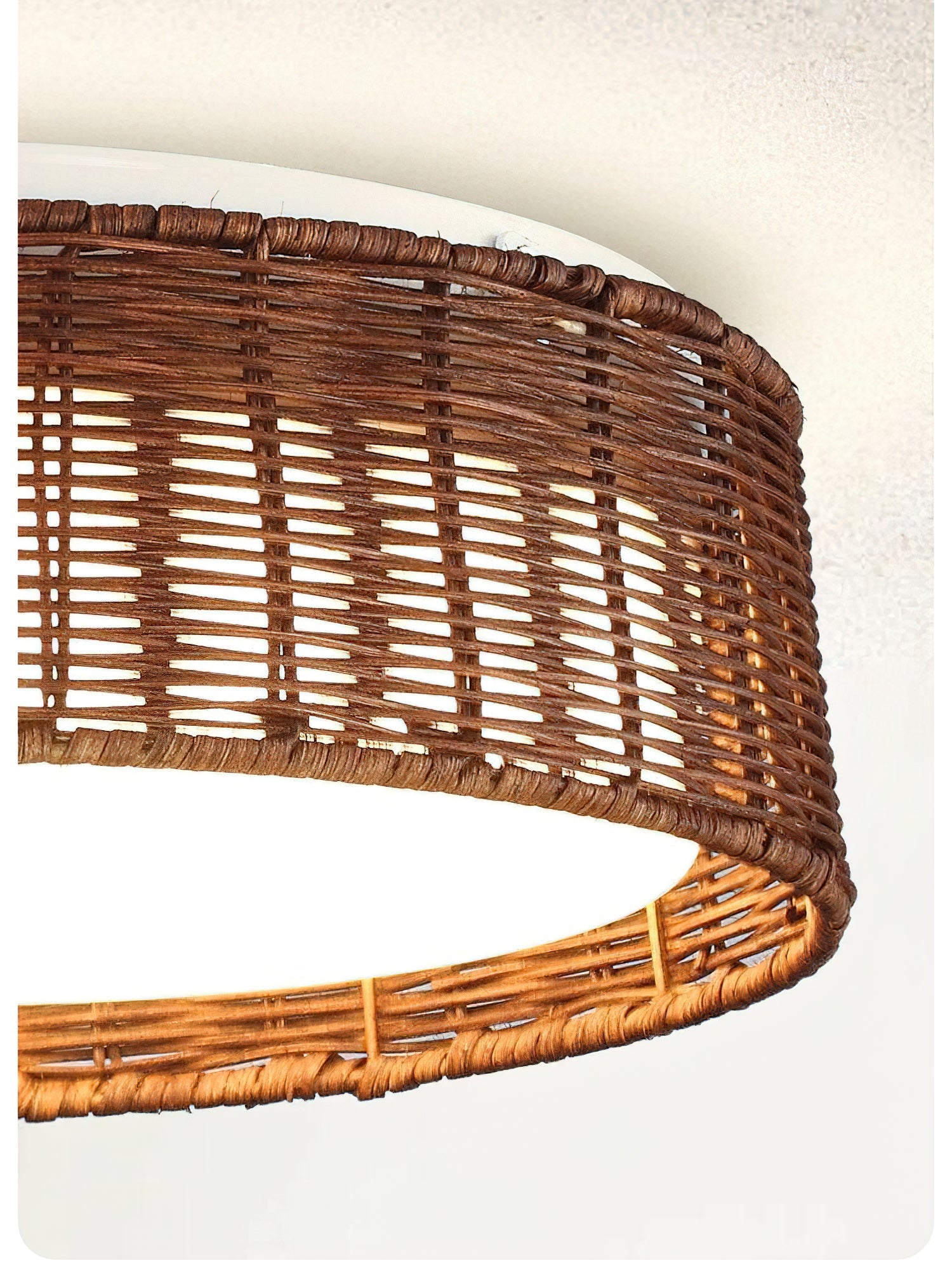 RIVERTON MOSS GREEN DRUM LIGHTING FIXTURE