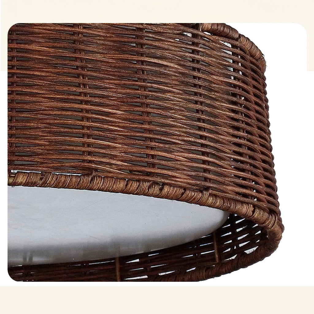 RIVERTON MOSS GREEN DRUM LIGHTING FIXTURE