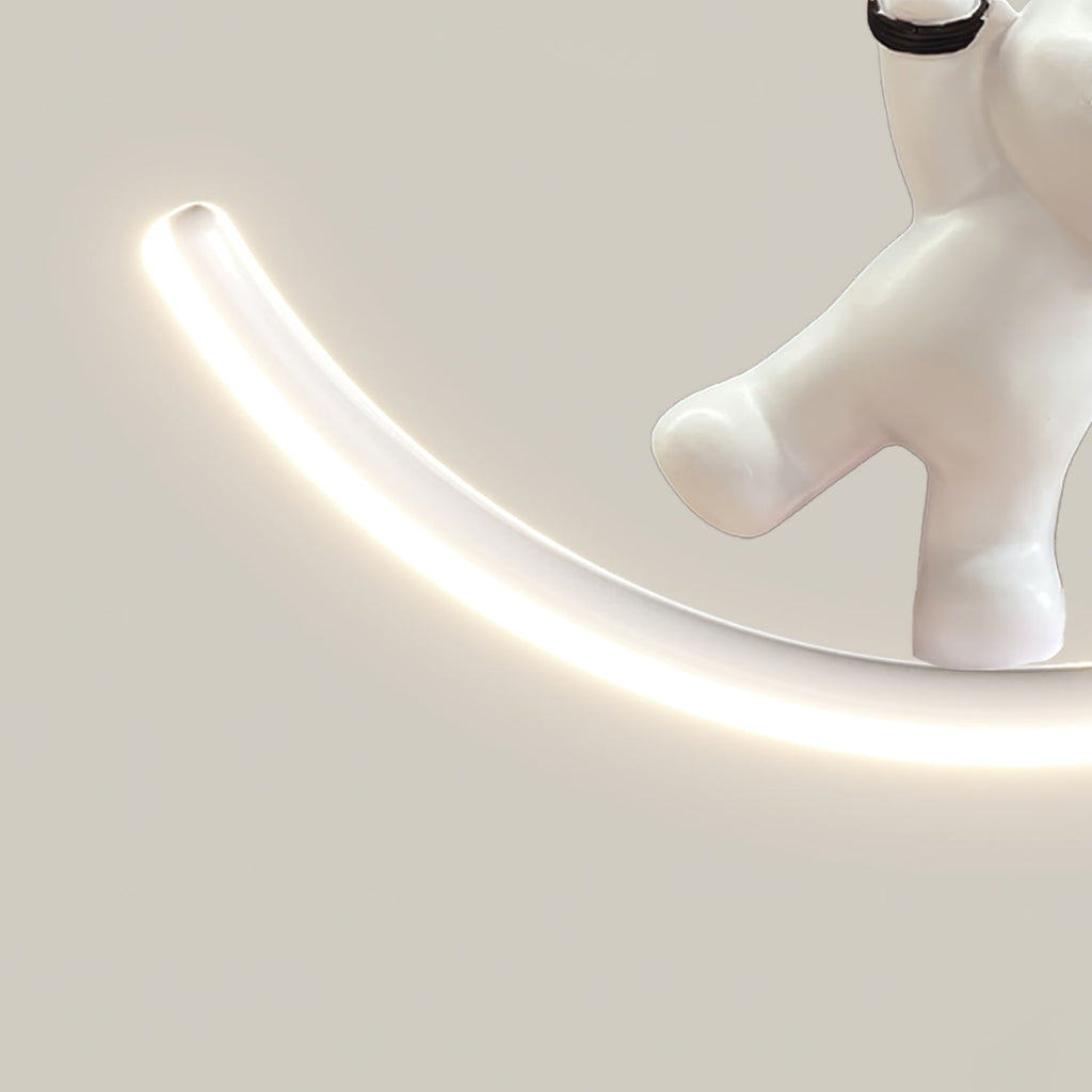 WINTERBOURNE POLISHED RESIN BEAR PENDANT LIGHT