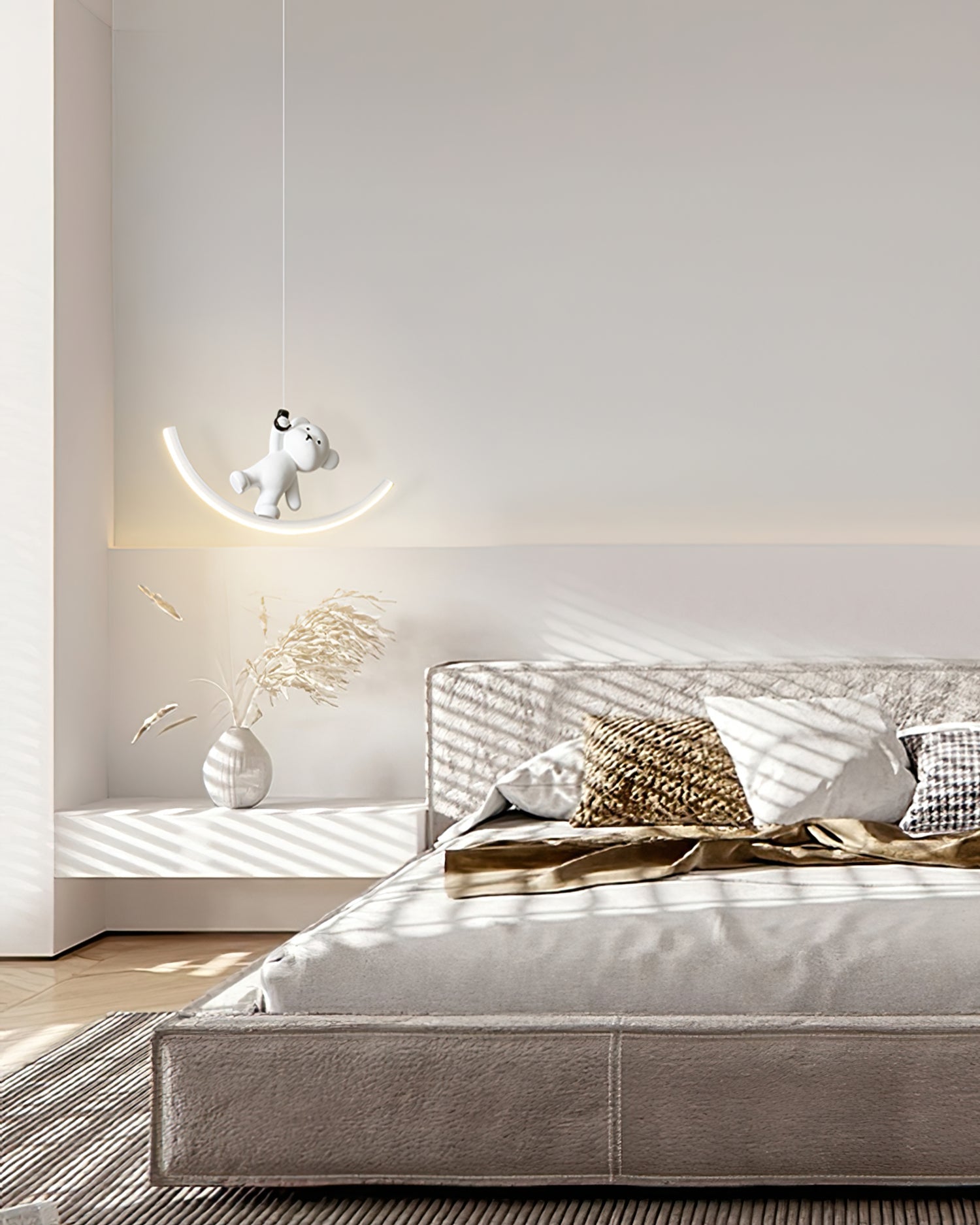 WINTERBOURNE POLISHED RESIN BEAR PENDANT LIGHT