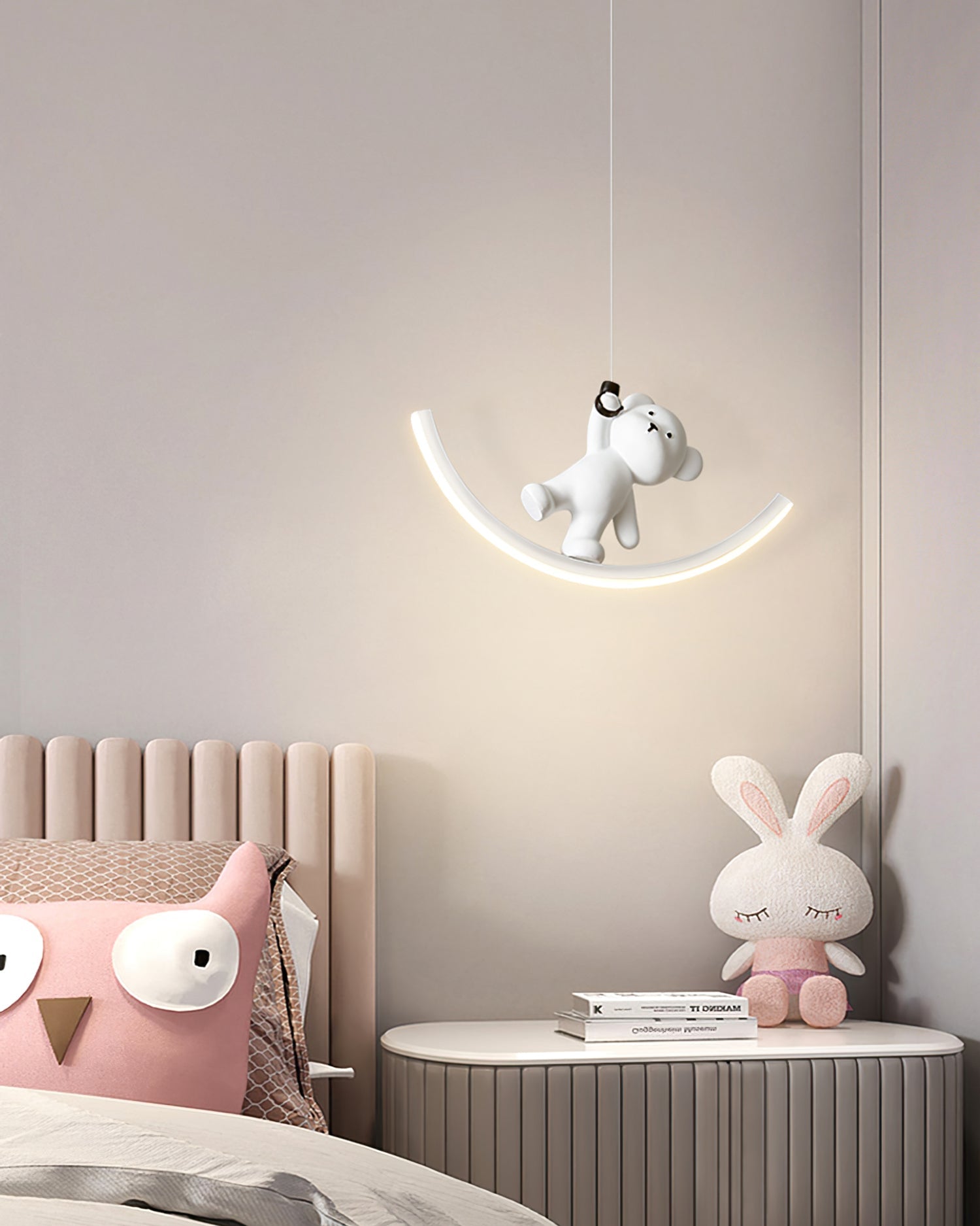 WINTERBOURNE POLISHED RESIN BEAR PENDANT LIGHT