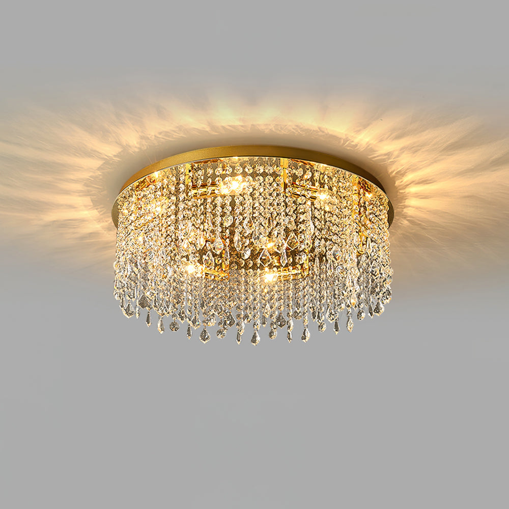 RAVENHURST CRYSTAL DRUM LIGHT FIXTURE