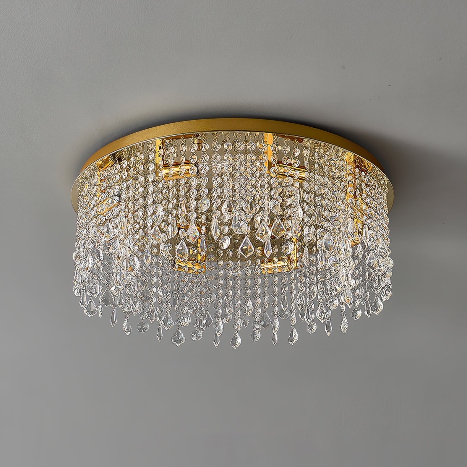 RAVENHURST CRYSTAL DRUM LIGHT FIXTURE