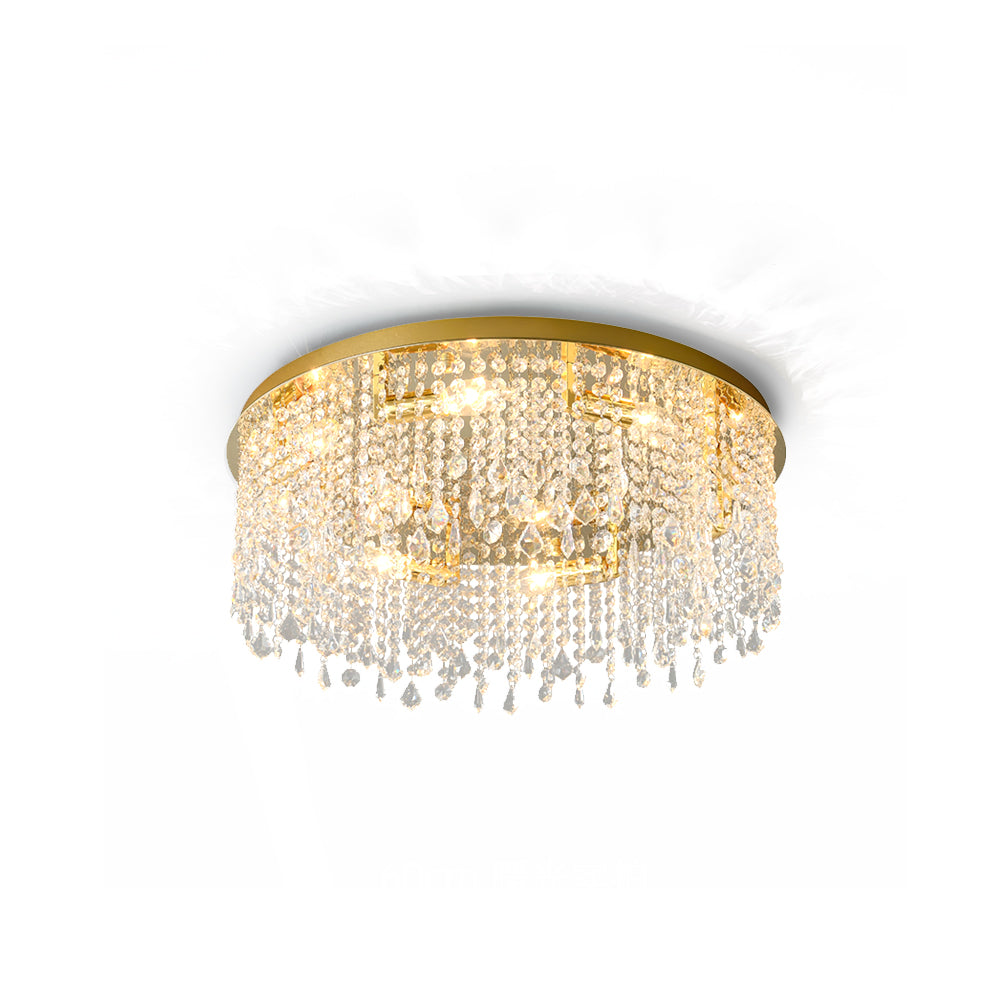 RAVENHURST CRYSTAL DRUM LIGHT FIXTURE