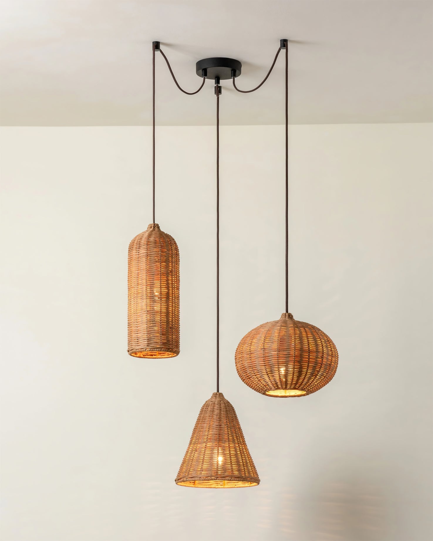 WINTHROP GLAZED CERAMIC HANGING LANTERN